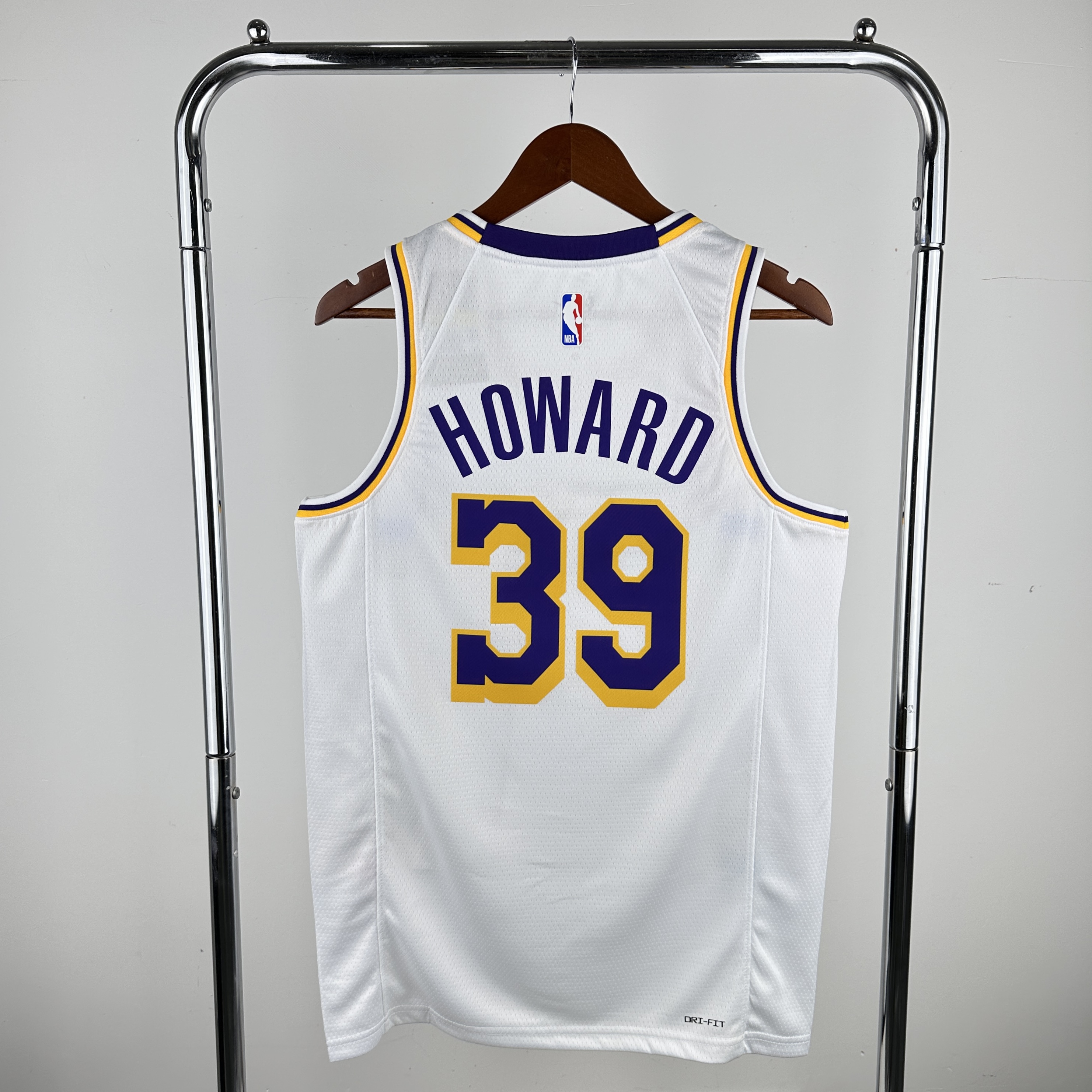 Men Los Angeles Lakers #39 Howard Stitched White Nike NBA 2024 Jersey->los angeles lakers->NBA Jersey
